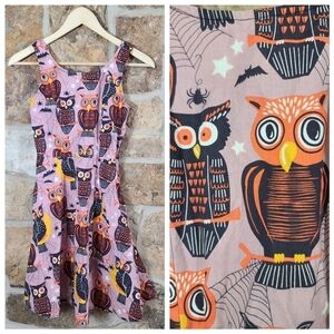 DOLLZ & Dames XS Halloween Fall Owl Spider Web Dress
